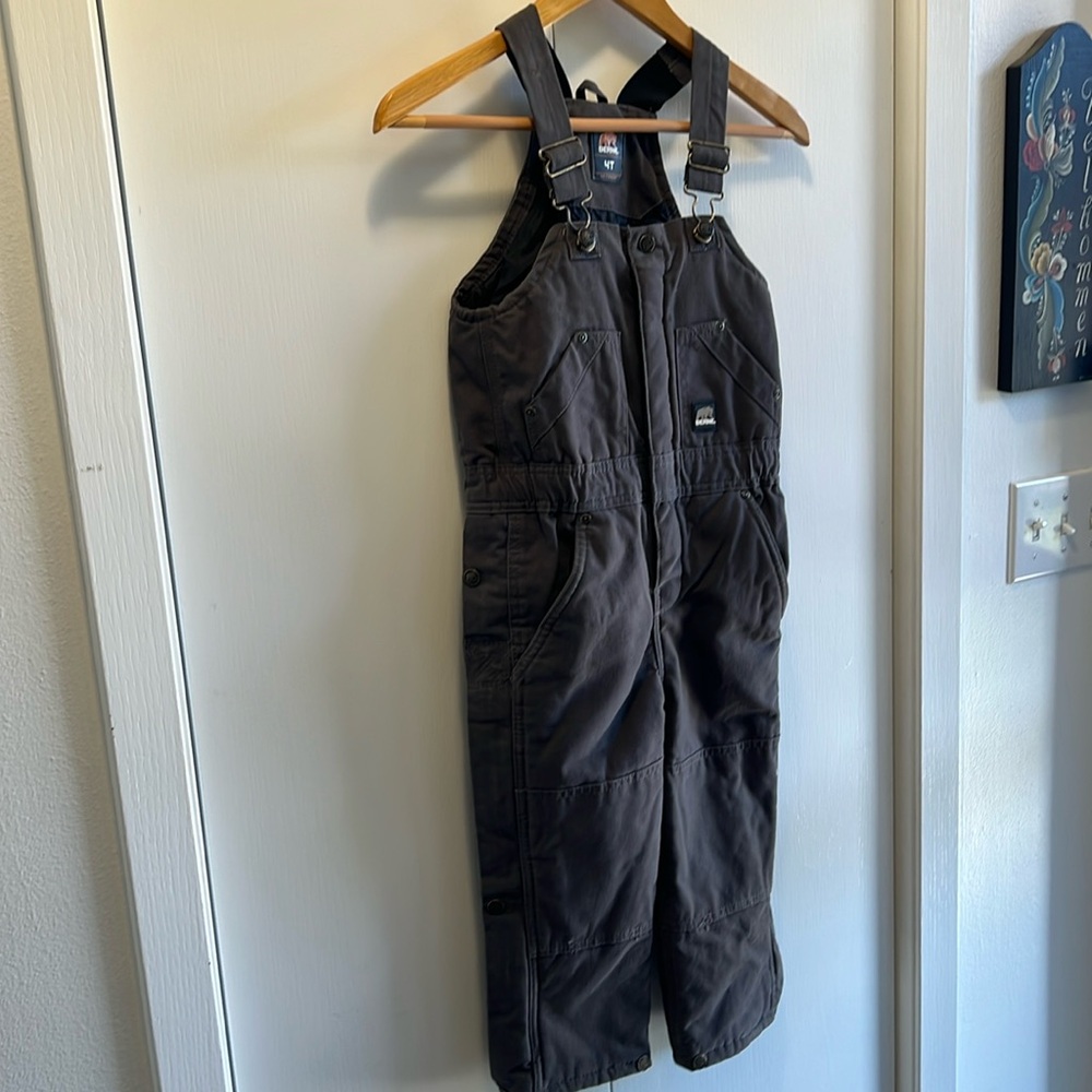 Size 4T Berne Youth Bib Overalls.